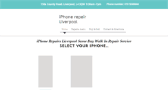 Desktop Screenshot of iphonerepairliverpool.co.uk